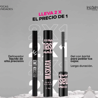 Delineador de Ojos + Gel Fijador de Cejas