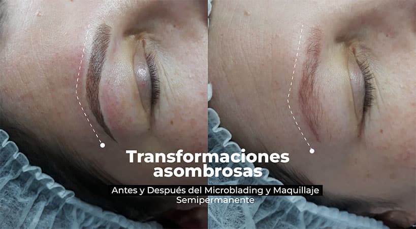 cejas perfectas, antes y despues