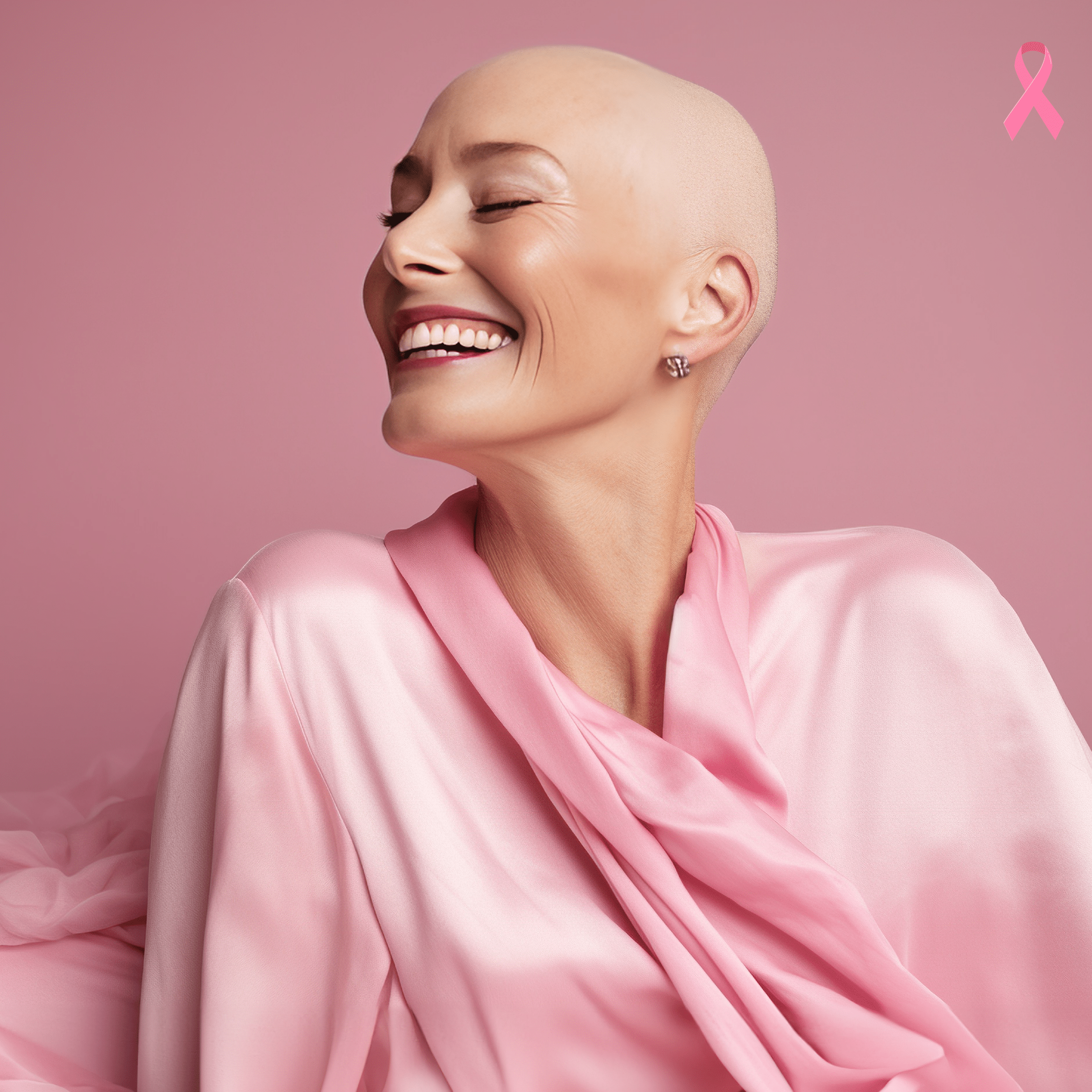 Mujer confiada con la oncoestética